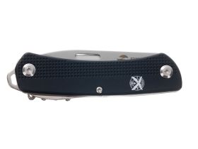 Нож перочинный Stinger 103 мм, 10 функций, черный, в блистере