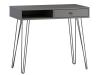 Письменный стол Крейн-3 90x50 Графитовый/Черный