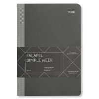 Еженедельник недатированный FALAFEL BOOKS "Simple week" А5 Black