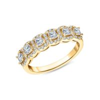Серебряное кольцо с фианитами