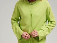 Кардиган свободного кроя с хлопком