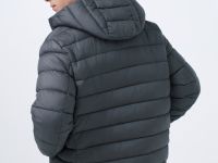 Базовая ультралёгкая куртка с капюшоном, Серый