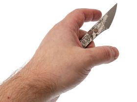 Нож киридаши Koi Dragon, сталь AUS-8