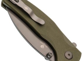 Складной нож Kizer Mini Grouper, сталь D2, рукоять G10, зеленый