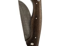 Складной нож Сибиряк, сталь дамаск, рукоять венге