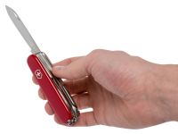 Нож перочинный Victorinox Deluxe Tinker, сталь X55CrMo14, рукоять Cellidor®, красный