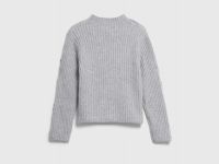 Свитер с бантами для девочек, Серый