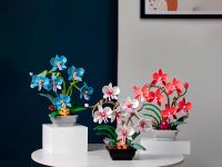 JK29011 Конструктор Голубая орхидея