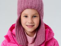 Шапка трикотажная для девочек