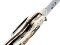 Складной нож Steelclaw "Крыса Во все тяжкие", сталь VG-10, рукоять G-10
