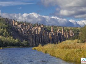 "Золотые Скалы реки Синяя". Синские, Ленские Столбы