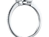 Классическое кольцо из белого золота с бриллиантами э0901кц08210008