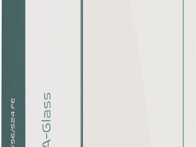 Защитное стекло VLP Premium Shield для Samsung Galaxy A36 / A56 / A37 / A57 с чёрной рамкой