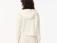 Женская короткая толстовка Lacoste с капюшоном