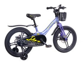 Детский велосипед Maxiscoo Jazz Pro 18, год 2024, цвет Синий
