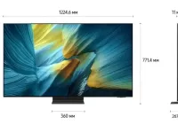 Телевизор Samsung QE55S95FAUXRU, 55", OLED 4K UHD, 144 Гц, Smart TV