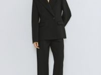 Приталенный жакет, Черный