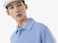 Мужская толстовка Lacoste с воротником-поло из хлопка