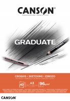 Альбом-склейка для набросков Canson "Graduate" 29,7x42 см 40 л 96 г