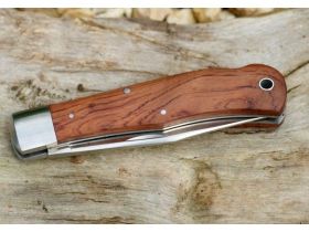 Нож складной Lockback Bubinga - Boker 01BO185, сталь 440C Satin Plain, рукоять дерево бубинго