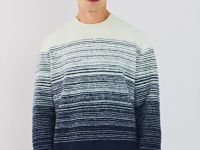 Джемпер с эффектом градиента, Синий