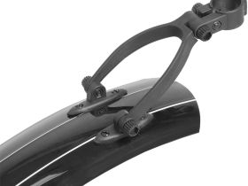 Крыло для велосипеда заднее ACME M-WAVE Mud Max Fat для фэтбайков 24" - 29" (черный)