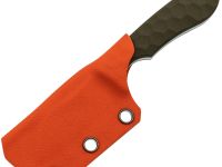 Фиксированный нож Exodus EDC Карма Варн №1, сталь VG-10, рукоять G10, олива