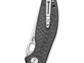 Складной нож Bestechman Angry Owl, сталь D2, рукоять черный карбон