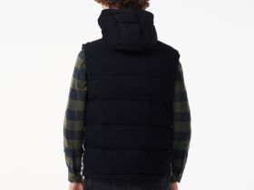 Мужской утеплённый жилет Lacoste с капюшоном