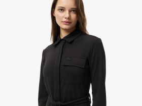 Платье Lacoste приталенного кроя