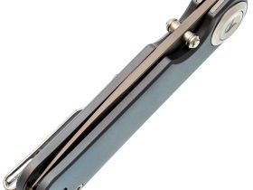 Складной нож Dr.Tech Zefir D4245TBL, сталь D2, рукоять TC4, синий