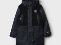 Пальто текстильное с полиуретановым покрытием для мальчиков