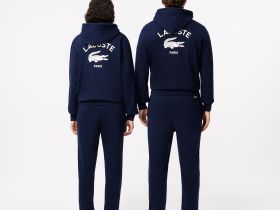 Спортивные хлопковые брюки Lacoste унисекс