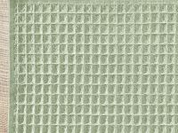 Полотенце вафельное Лорг/Lorgo, зеленое