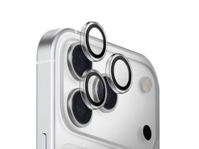 Защитное стекло Gerlax (GG-202) на линзы камер для Apple iPhone 17 Pro/17 Pro Max (серебристый)