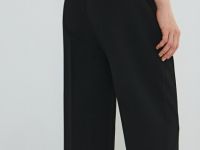Брюки с ремнём и стрелками, Черный