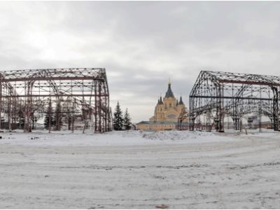 Металлические конструкции павильонов Центрального здания Всероссийских выставок 1882 и 1896 годов