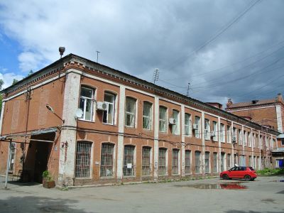 Производственный цех с мастерскими, 1886 г., архитектор Елагин, 1898 г., архитектор П.Г.Егоров