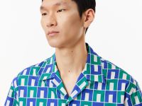 Мужская рубашка Lacoste Robert George Print с коротким рукавом