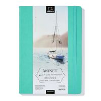 Скетчбук для акварели Малевичъ "Monet" А4 20 л 230 г, среднее зерно, мятный