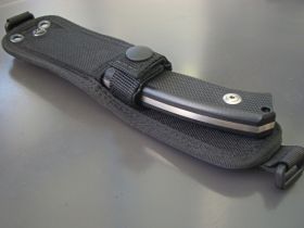 Нож с фиксированным клинком LionSteel M2 G10, сталь D2, рукоять G-10, черный