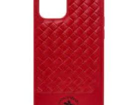 Чехол-накладка Santa Barbara Leather Case для iPhone 13 Pro натуральная кожа (красный)