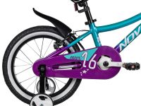 Детский велосипед Novatrack Katrina 16 V-Brake, год 2025, цвет Красный-Фиолетовый