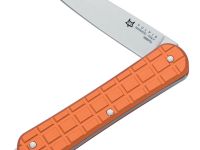 Складной нож Fox Vulpis Grenade Pattern, сталь N690Co, рукоять алюминий, оранжевый