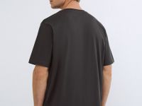 Футболка с текстовым принтом, Серый