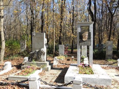 Могила Героя Советского Союза И.А.Бурмистрова