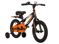 Детский велосипед Novatrack Juster 14, год 2023, цвет Черный