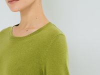 Джемпер с кашемиром, Зеленый