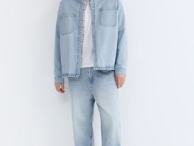 Джинсовая рубашка, Голубой