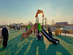 В селе Крест-Кытыл Намского улуса открыли многофункциональную спортивную площадку